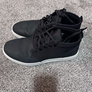 Timberland Davis Square - Men's Black High-Top Boots